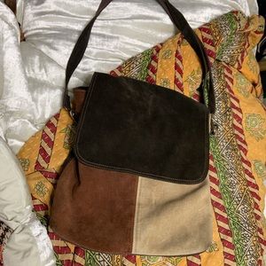 Free People patchwork backpack/purse